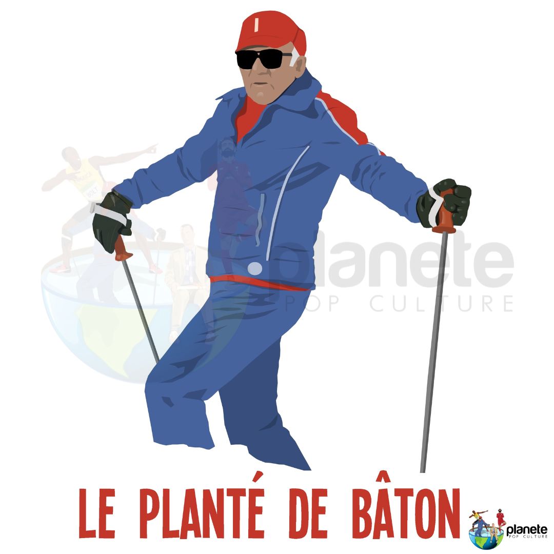 Chaussettes B & S Socks x Planète Pop Culture - les Bronzés le planté de bâton