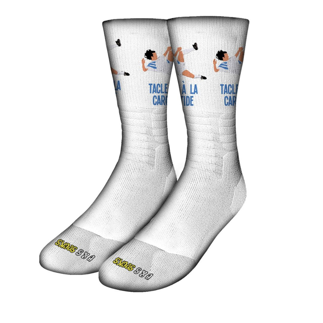 Chaussettes B & S Socks x Planète Pop Culture - Le tacle à la carotide d'Eric Di Meco