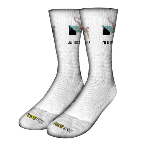 Chaussettes B & S Socks x Planète Pop Culture - J'ai glissé chef !