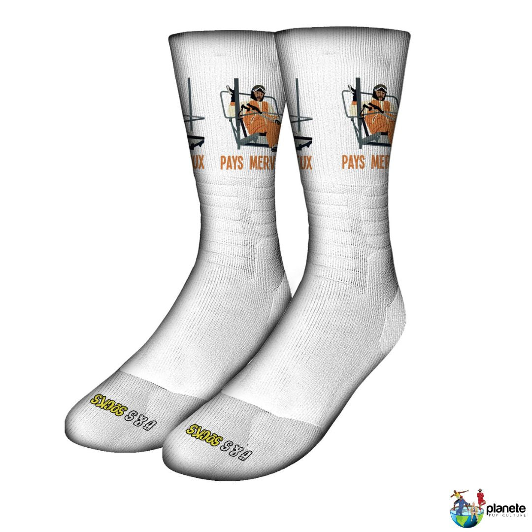 Chaussettes B & S Socks x Planète Pop Culture - les Bronzés pays merveilleux