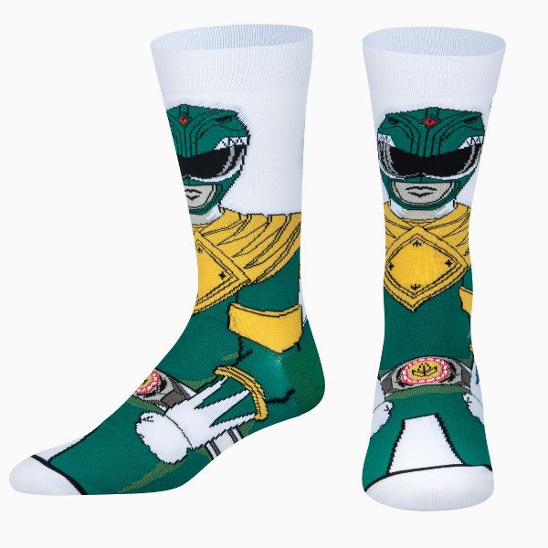 Chaussettes ODDSOX - Green Power Ranger - Tommy