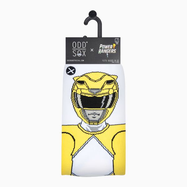 Chaussettes ODDSOX - Yellow Power Ranger - Trini