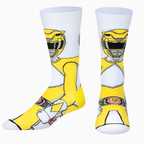Chaussettes ODDSOX - Yellow Power Ranger - Trini