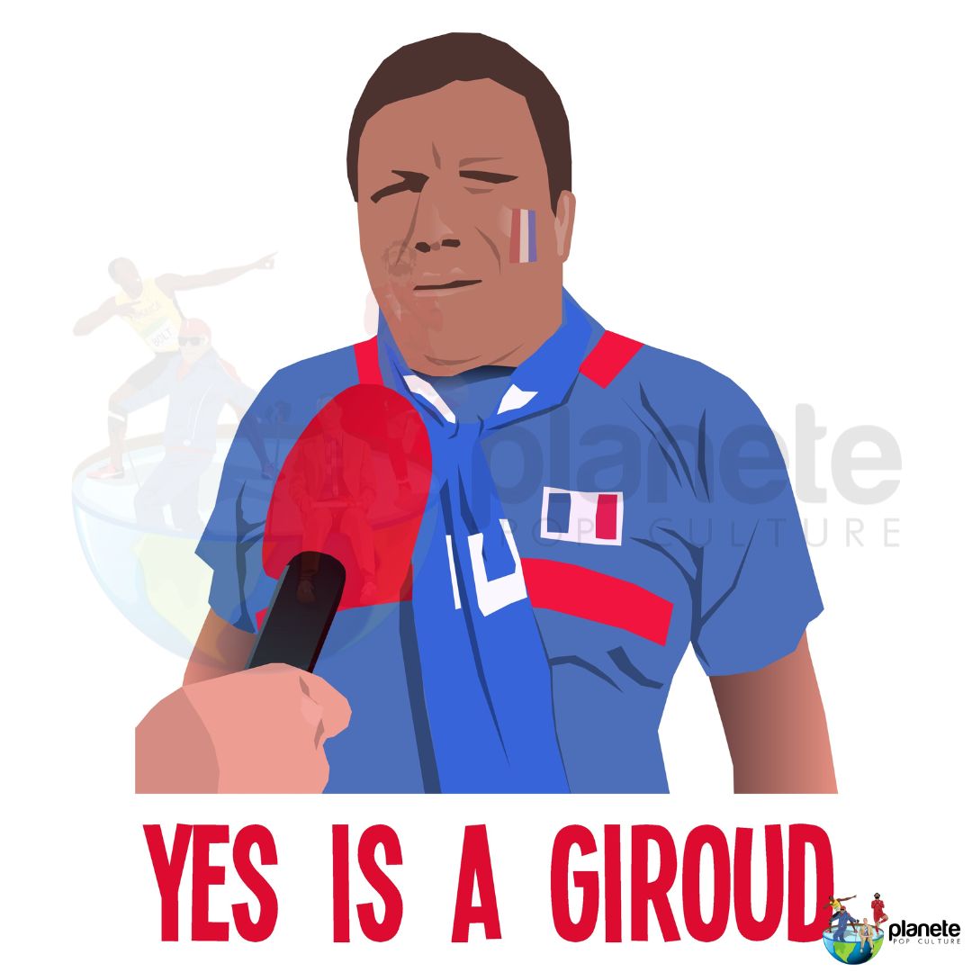 Chaussettes B & S Socks x Planète Pop Culture - Yes is a Giroud