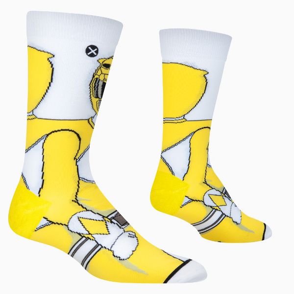 Chaussettes ODDSOX - Yellow Power Ranger - Trini