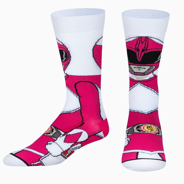 Chaussettes ODDSOX - Pink Power Ranger - Kimberly