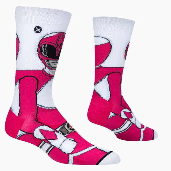 Chaussettes ODDSOX - Pink Power Ranger - Kimberly