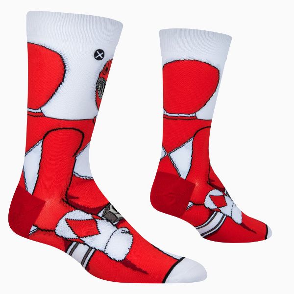 Chaussettes ODDSOX - Red Power Ranger - Jason