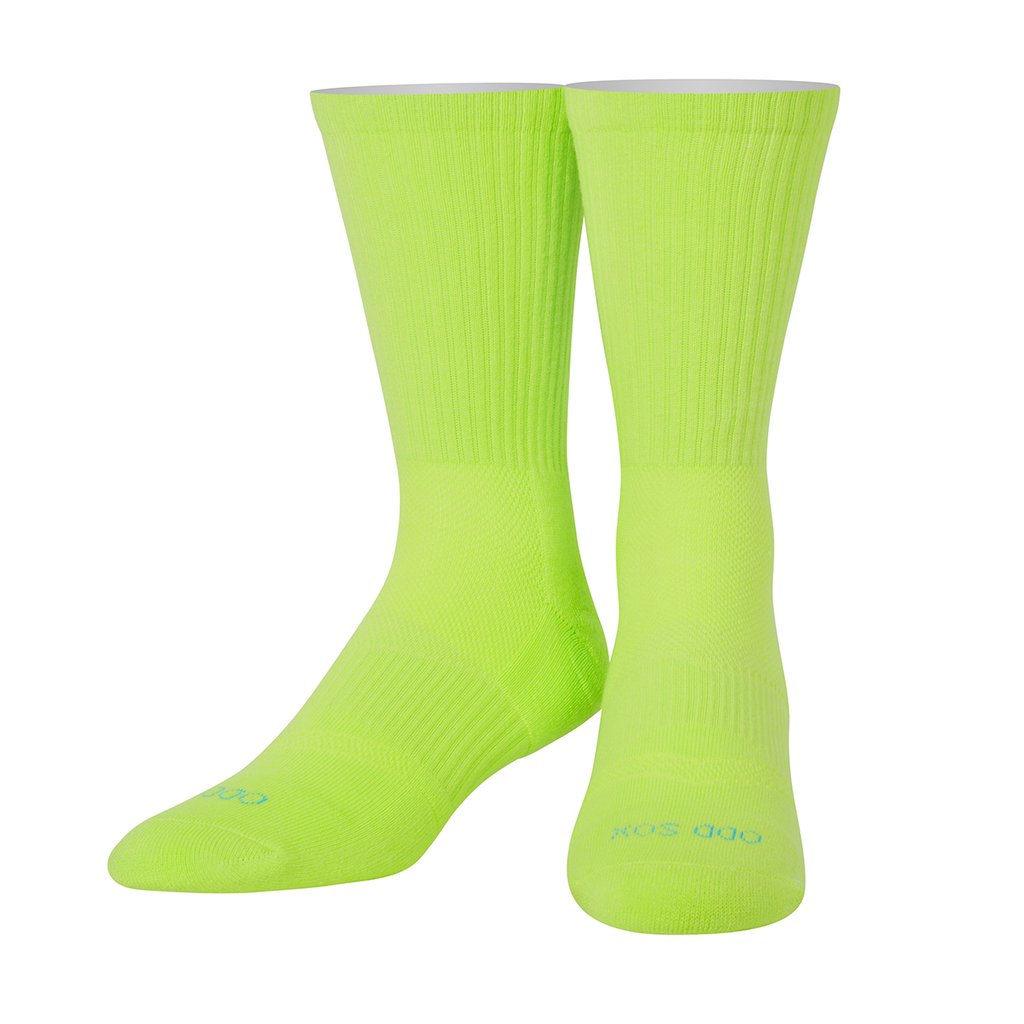 Chaussettes ODDSOX - Neon Yellow