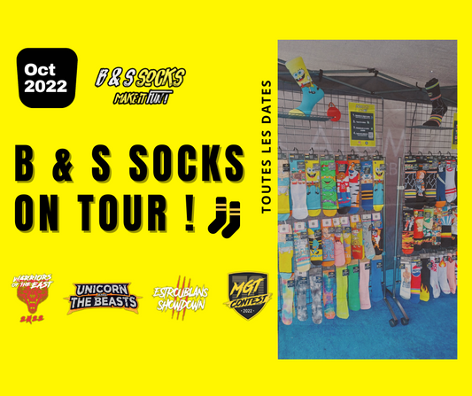 B & S Socks on tour 🧦 !