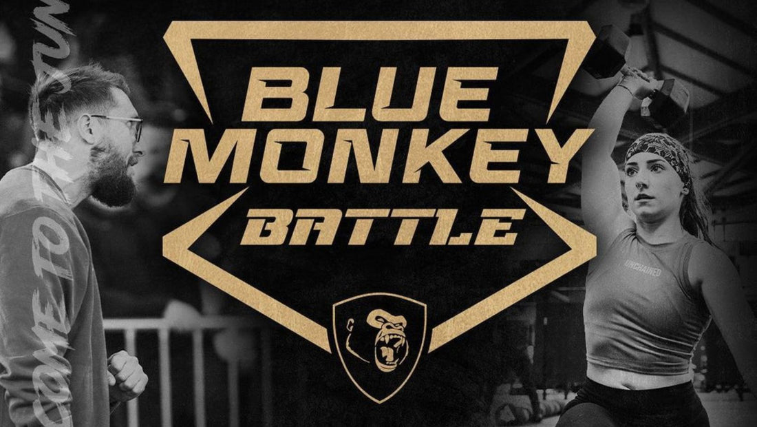 Ne manque pas les chaussettes de sport fun pour le CrossFit aux Blue Monkey Battle 2023 !