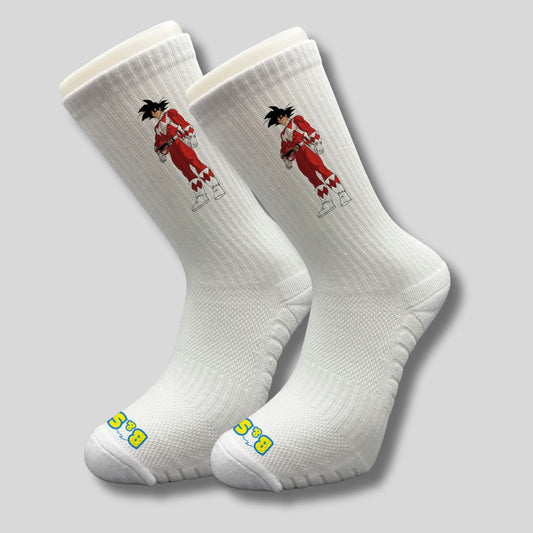 Chaussettes B & S Socks - Sangoku x Power Ranger Rouge