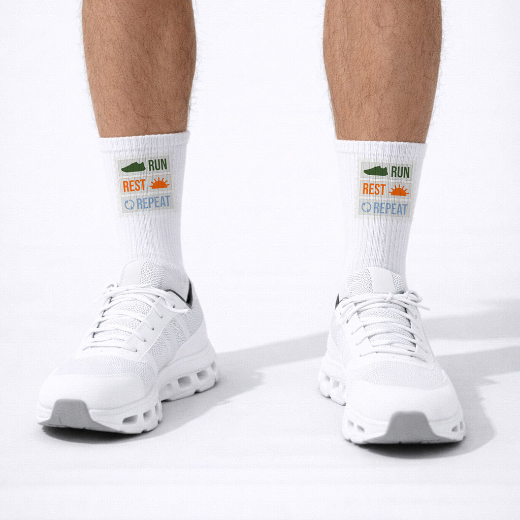 Chaussettes B & S Socks - Run, Rest, Repeat