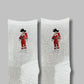 Chaussettes B & S Socks - Sangoku x Power Ranger Rouge
