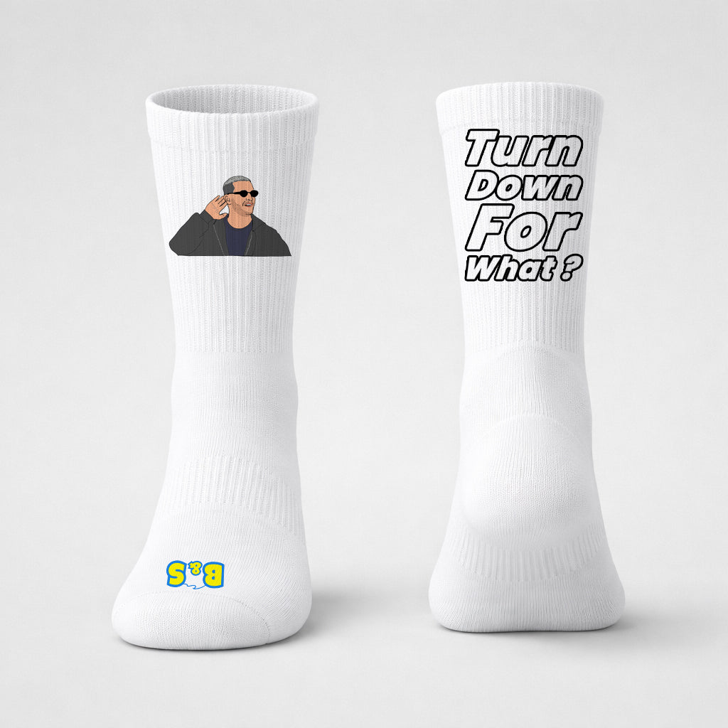 Chaussettes B & S Socks - Turn Down For What ?