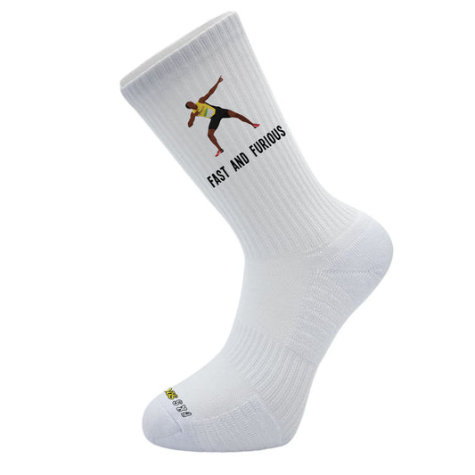 Chaussettes B & S Socks x Planète Pop Culture - Usain Bolt