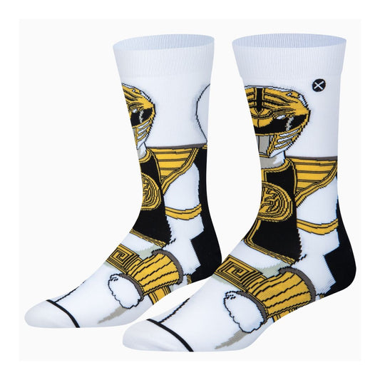 Chaussettes ODDSOX - White Power Ranger - Tommy