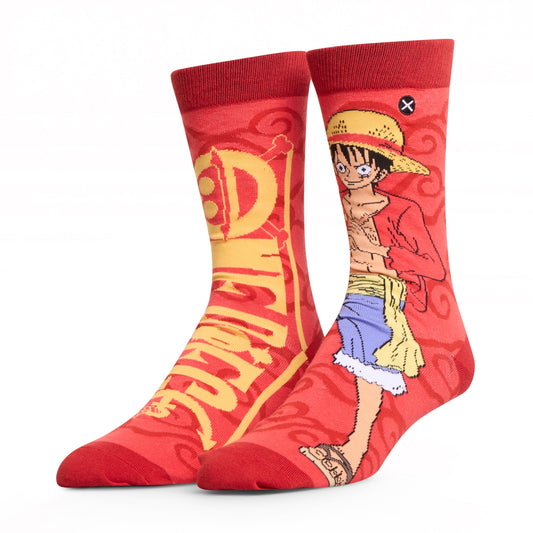 Chaussettes ODDSOX - One Piece (Monkey D. Luffy)