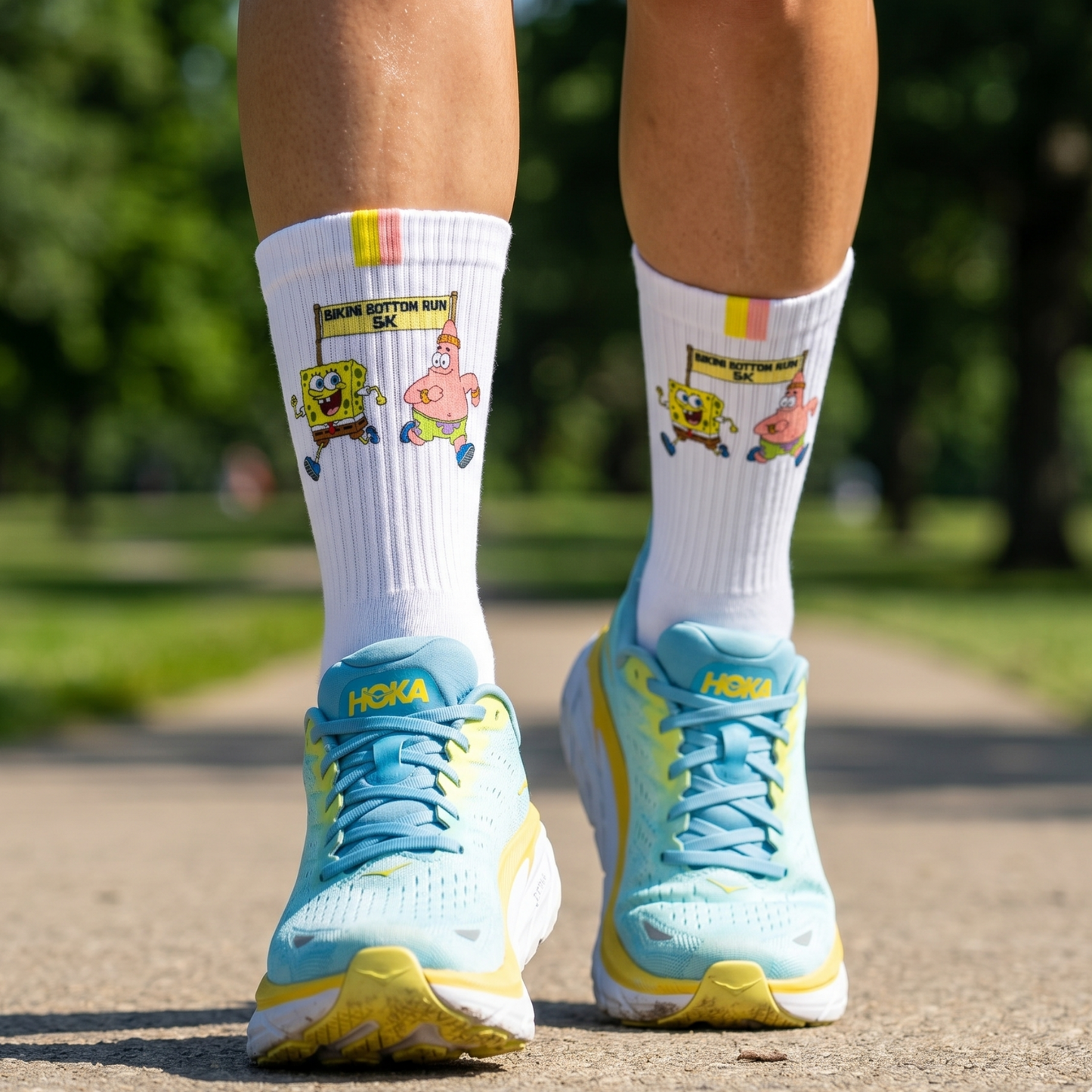 Chaussettes B & S Socks - Bob l'éponge Bikini Bottom Run