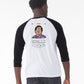 T-shirt baseball manches 3/4 noires - Jean-Pierre