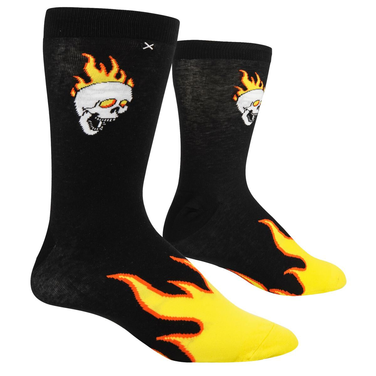 Chaussettes ODDSOX - Skull Fire