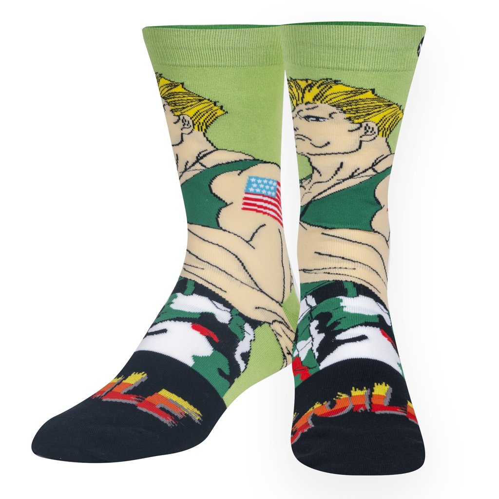 Chaussettes ODDSOX - Guile - Street Fighter