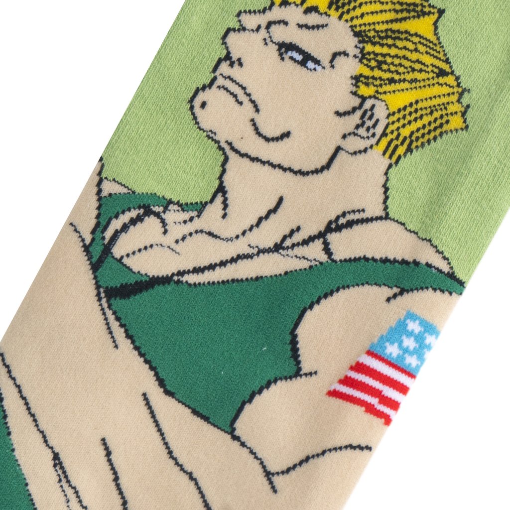 Chaussettes ODDSOX - Guile - Street Fighter